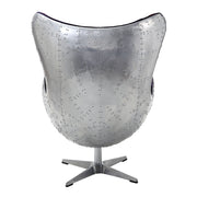 Brancaster 33"W Top Grain Leather Accent Chair with Swivel