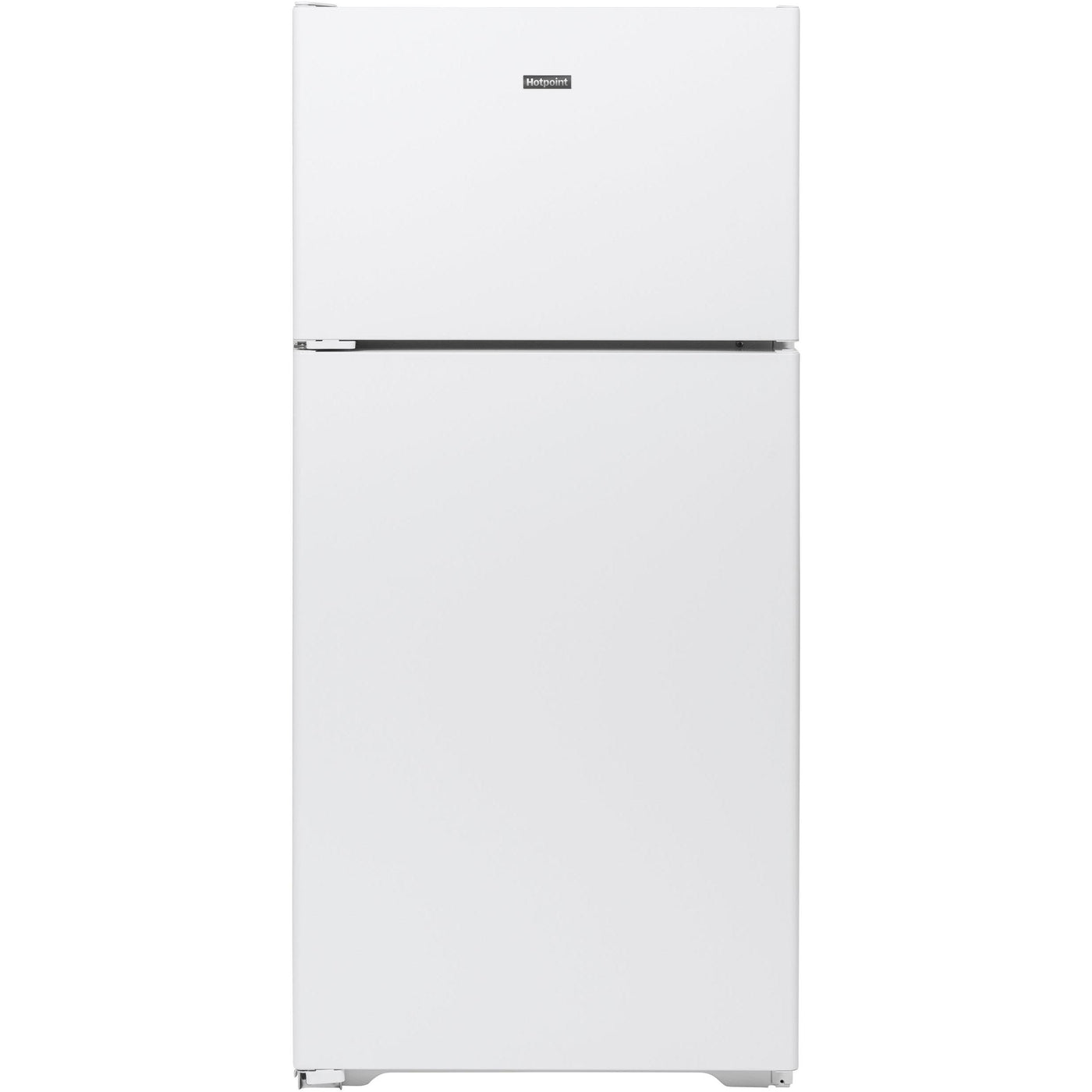  Hotpoint 28-inch, 15.6 cu.ft. Freestanding Top Freezer Refrigerator HPE16BTNLWW IMAGE 1