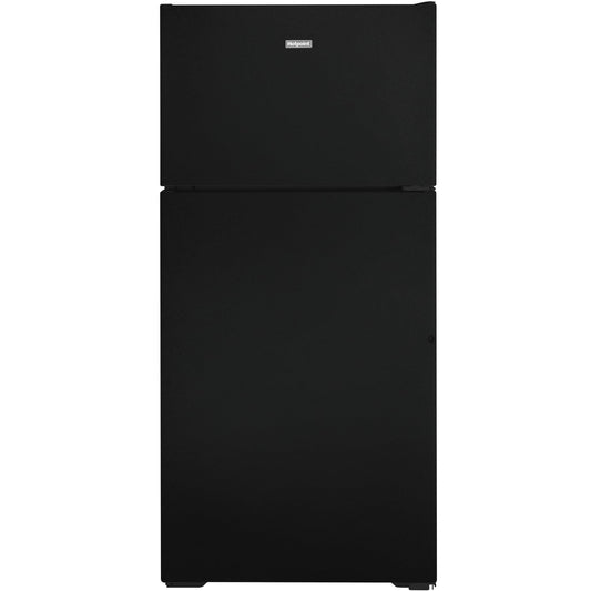  Hotpoint 28-inch, 15.6 cu.ft. Freestanding Top Freezer Refrigerator HPS16BTNRBB IMAGE 1