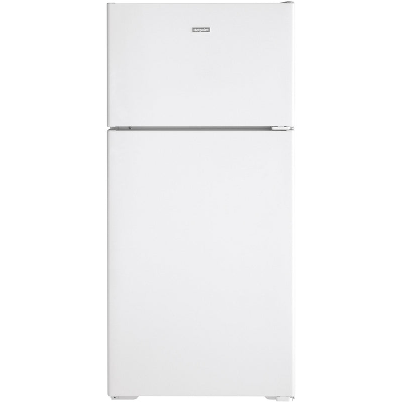 Hotpoint 28-inch, 15.6 cu.ft. Freestanding Top Freezer Refrigerator HPS16BTNRWW