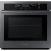  Samsung 30-inch, 5.1 cu.ft. Single Wall Oven with Wi-Fi Connectivity NV51T5511SG/AA IMAGE 1