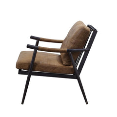 Anzan Top Grain Leather Accent Chair