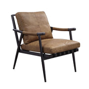 Anzan Top Grain Leather Accent Chair