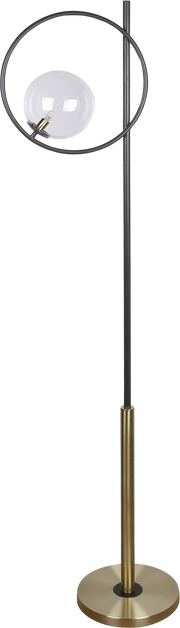 Glass Orbs Metal Floor Lamp