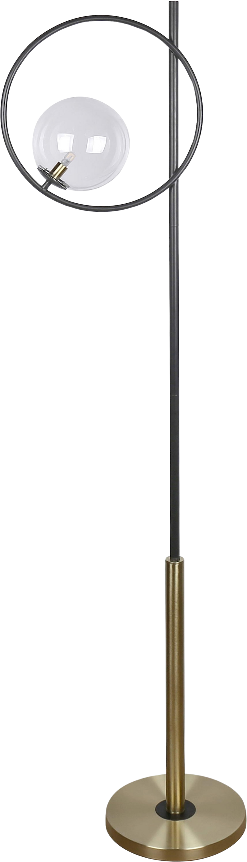 Glass Orbs Metal Floor Lamp