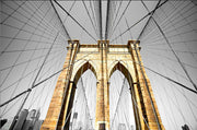 ''Brooklyn Bridge in Color'' Tempered Glass