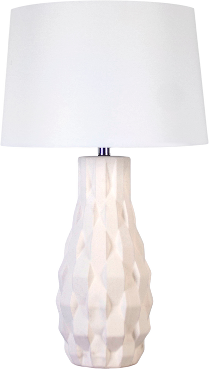 Sculpted Elegance Ceramic Table Lamp (Case Pack 2)