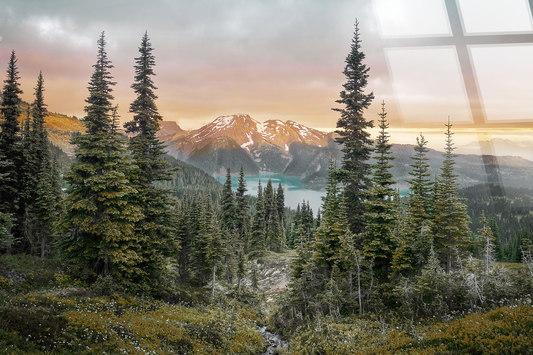 Tranquil Peaks Tempered Glass