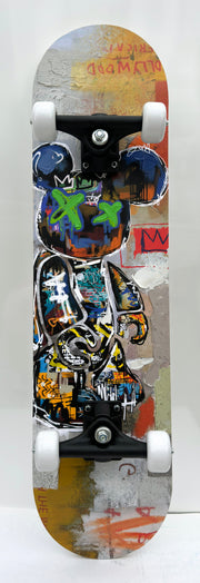 ''Graffiti Bear Skateboard'' Hand-painted Skateboard