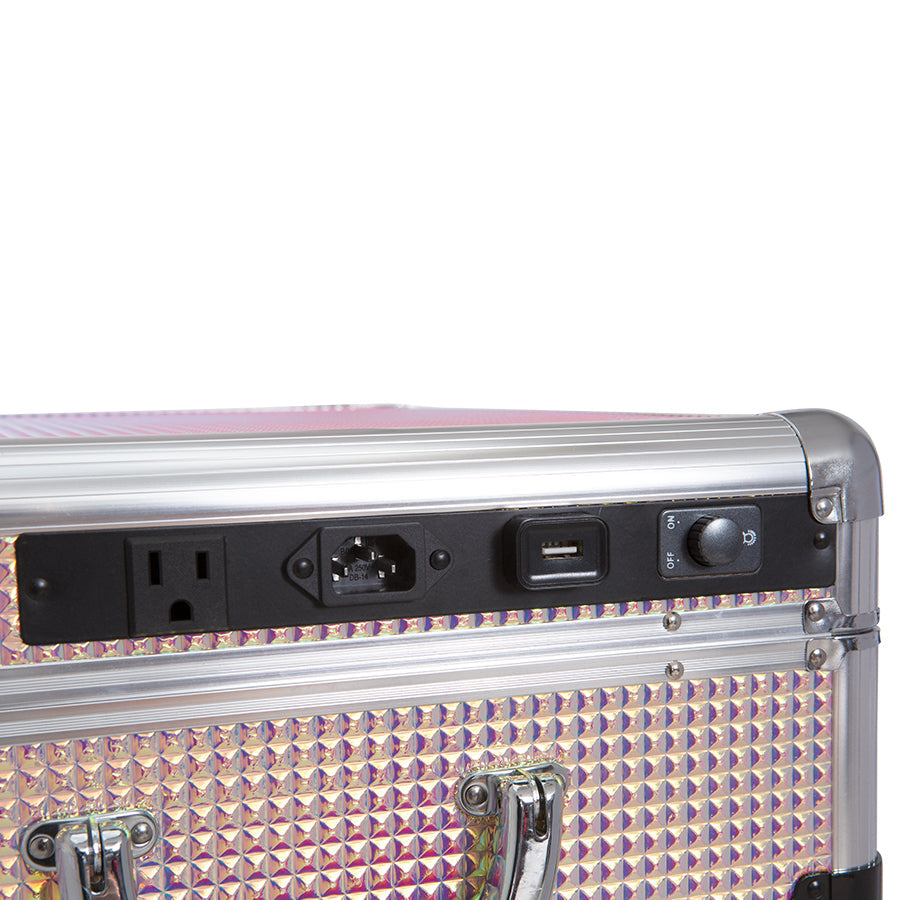 SlayCase® XLS Vanity Travel Case with Stand in Mermaid Shimmer