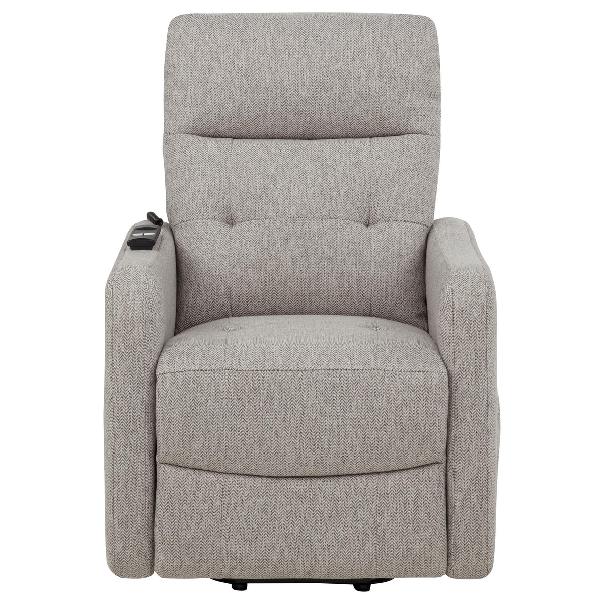 Dayes Upholstered Power Lift Recliner Chair Taupe