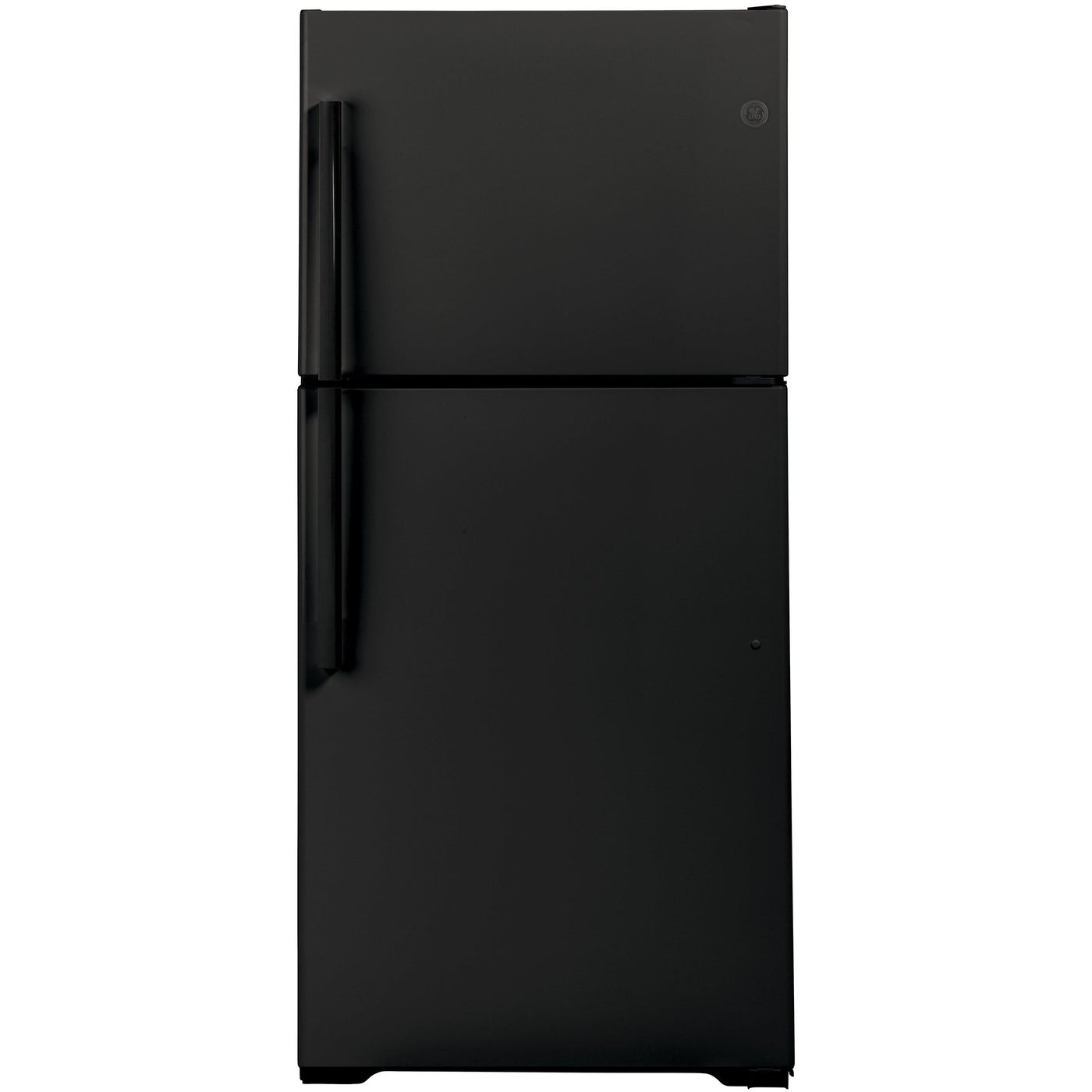  GE 33-inch, 21.9 cu.ft. Freestanding Top Freezer Refrigerator with Upfront Fresh Food Temperature Controls GTS22KGNRBB IMAGE 1