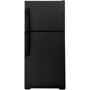  GE 33-inch, 21.9 cu.ft. Freestanding Top Freezer Refrigerator with Upfront Fresh Food Temperature Controls GTS22KGNRBB IMAGE 1