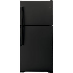  GE 33-inch, 21.9 cu.ft. Freestanding Top Freezer Refrigerator with Upfront Fresh Food Temperature Controls GTS22KGNRBB IMAGE 1