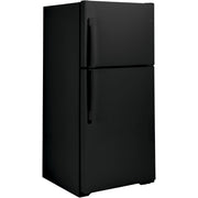  GE 33-inch, 21.9 cu.ft. Freestanding Top Freezer Refrigerator with Upfront Fresh Food Temperature Controls GTS22KGNRBB IMAGE 2