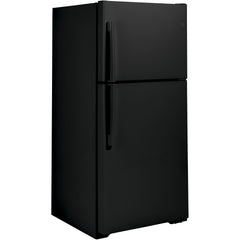  GE 33-inch, 21.9 cu.ft. Freestanding Top Freezer Refrigerator with Upfront Fresh Food Temperature Controls GTS22KGNRBB IMAGE 2