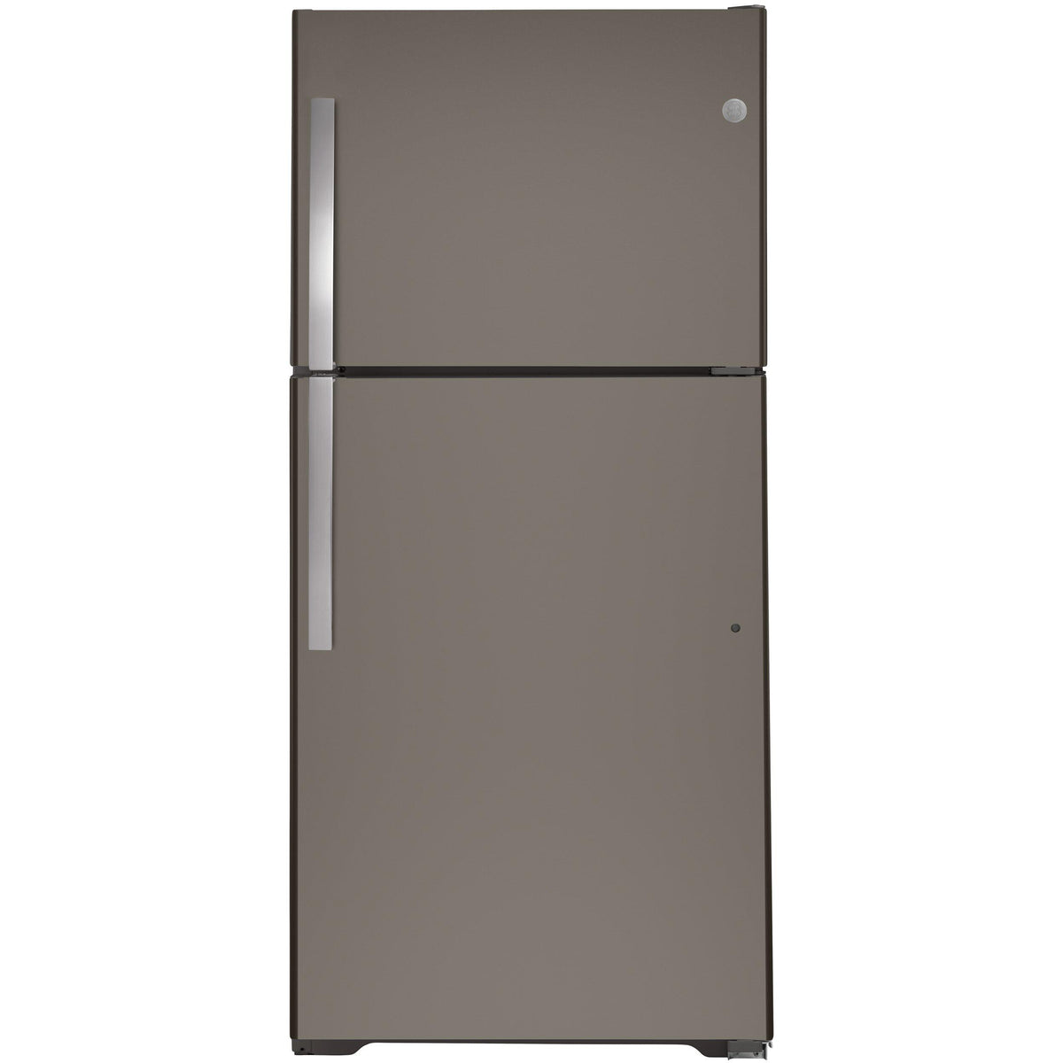  GE 33-inch, 21.9 cu.ft. Freestanding Top Freezer Refrigerator with Upfront Fresh Food Temperature Controls GTS22KMNRES IMAGE 1