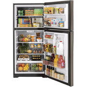  GE 33-inch, 21.9 cu.ft. Freestanding Top Freezer Refrigerator with Upfront Fresh Food Temperature Controls GTS22KMNRES IMAGE 4