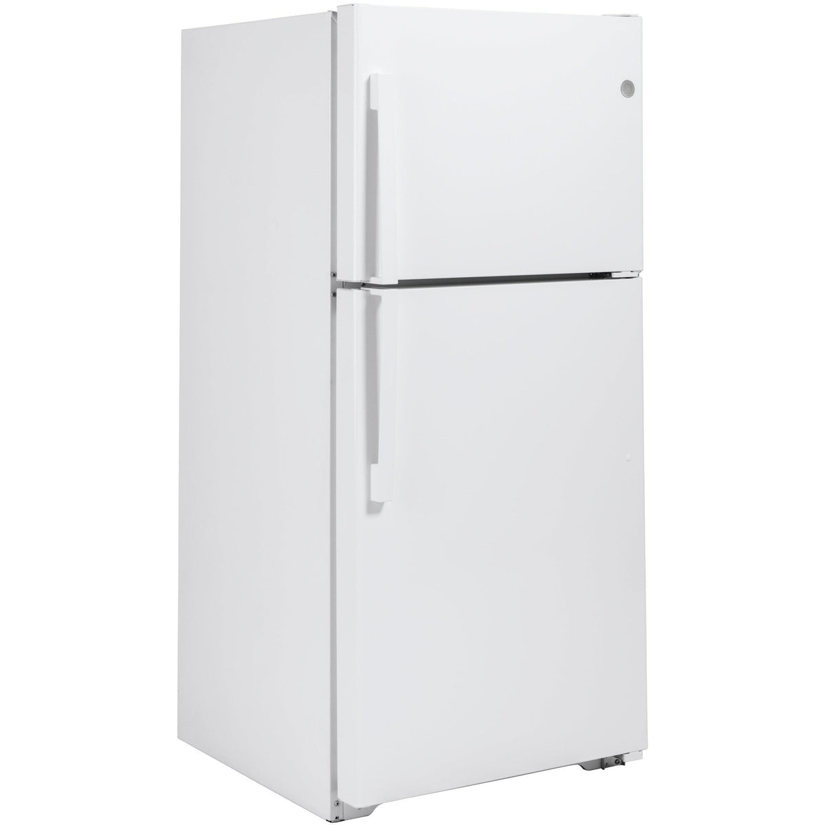  GE 33-inch, 21.9 cu.ft. Freestanding Top Freezer Refrigerator with Upfront Fresh Food Temperature Controls GTS22KGNRWW IMAGE 2