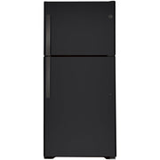  GE 33-inch, 21.9 cu.ft. Freestanding Top Freezer Refrigerator with Upfront Fresh Food Temperature Controls GTS22KMNRDS IMAGE 1