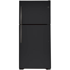  GE 33-inch, 21.9 cu.ft. Freestanding Top Freezer Refrigerator with Upfront Fresh Food Temperature Controls GTS22KMNRDS IMAGE 1