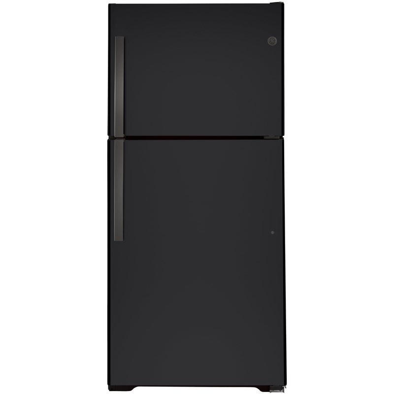 GE 33-inch, 21.9 cu.ft. Freestanding Top Freezer Refrigerator with Upfront Fresh Food Temperature Controls GTS22KMNRDS