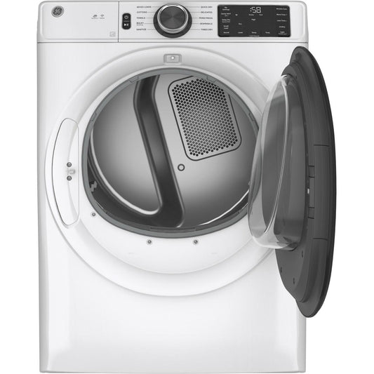  GE 7.8 cu.ft. Electric Dryer with Wi-Fi Connectivity GFD55ESSNWW IMAGE 2