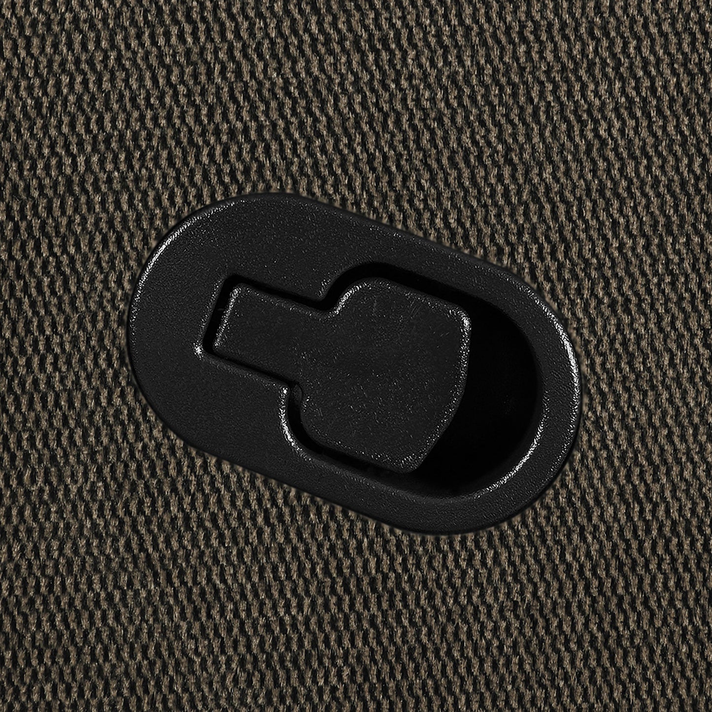 Sillón reclinable con brazos acolchados y tapizado Rodman, color marrón oliva