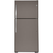 GE 30-inch, 19.1 cu.ft. Freestanding Top Freezer Refrigerator with LED Lighting GTS19KMNRES IMAGE 1