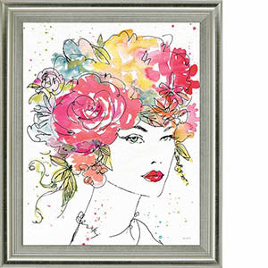 Floral Figures I by Anne Tavoletti