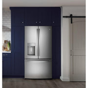 GE 36-inch, 27.8 cu.ft. Freestanding French 3-Door Refrigerator with Ice and Water Dispensing System GFE28GYNFS IMAGE 6