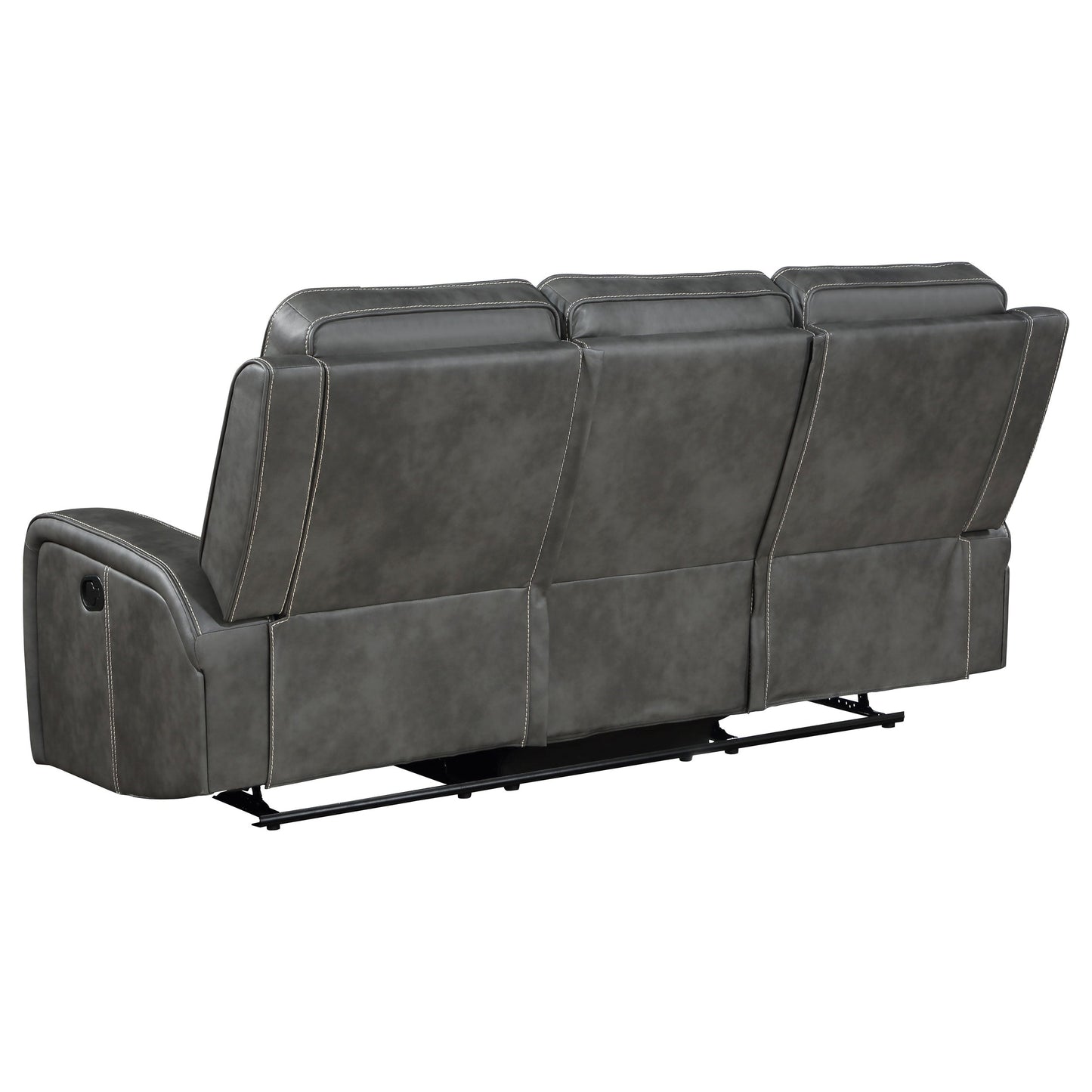 Conjunto de sofá reclinable tapizado Raelynn gris