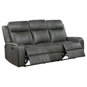 Conjunto de sofá reclinable tapizado Raelynn gris