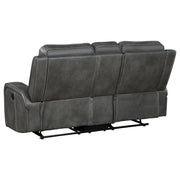 Conjunto de sofá reclinable tapizado Raelynn gris
