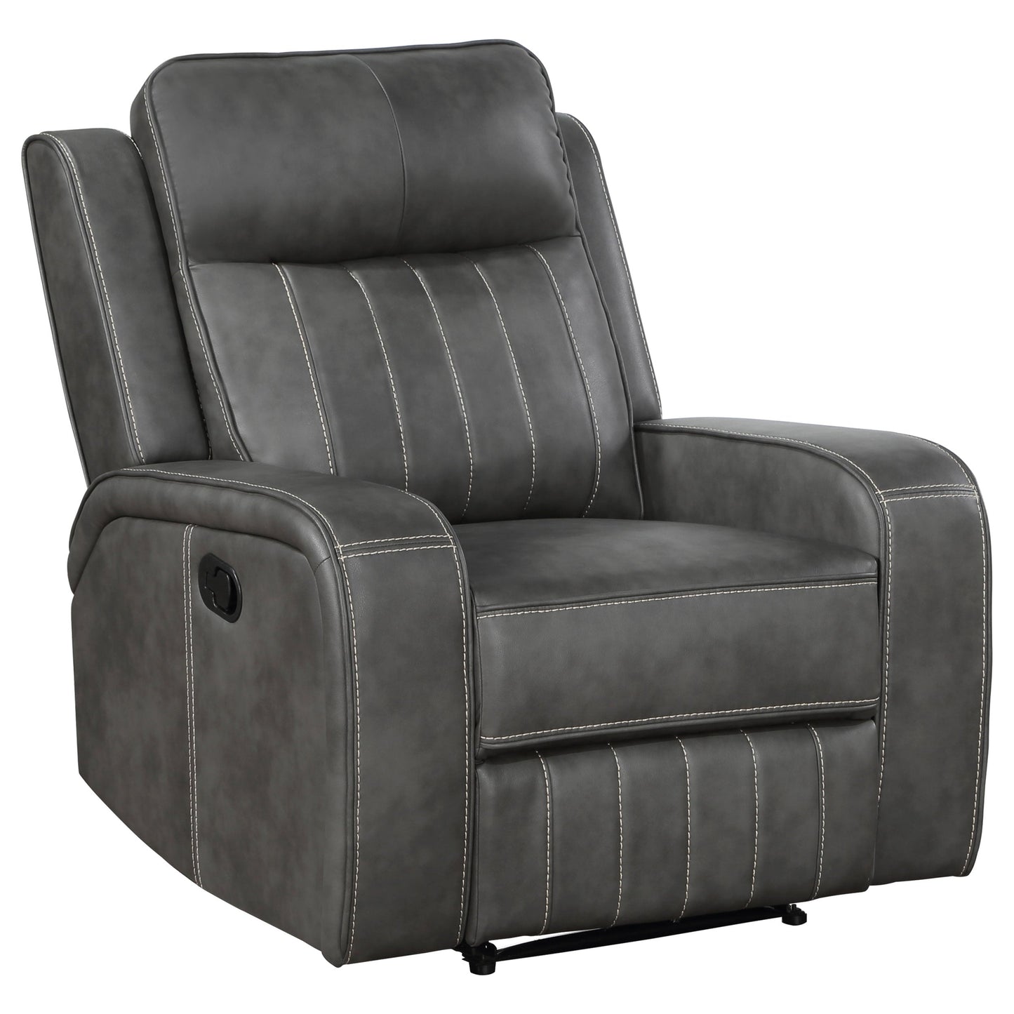 Raelynn Upholstered Power Lift Recliner Chair Grey