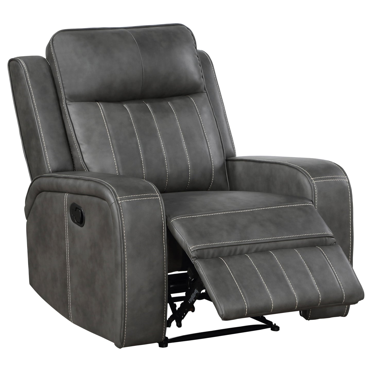 Raelynn Upholstered Power Lift Recliner Chair Grey
