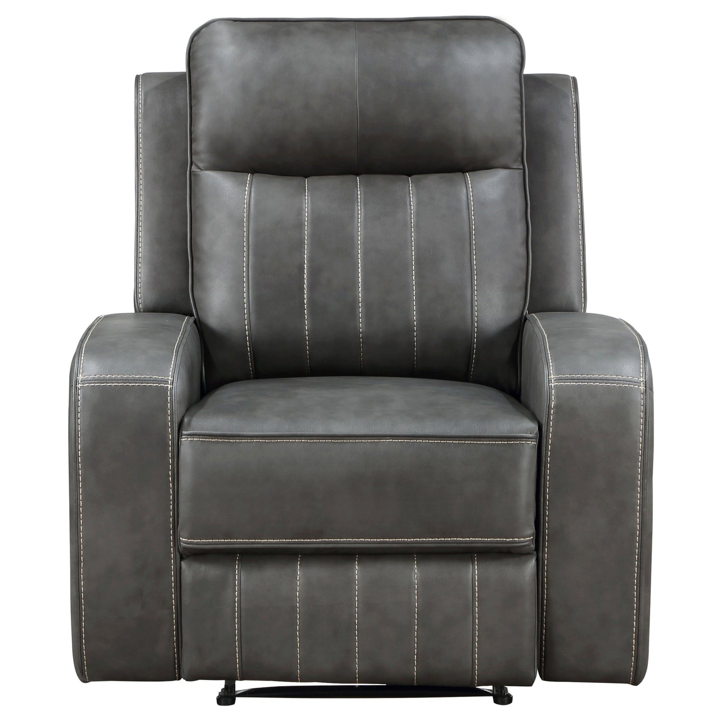 Raelynn Upholstered Power Lift Recliner Chair Grey