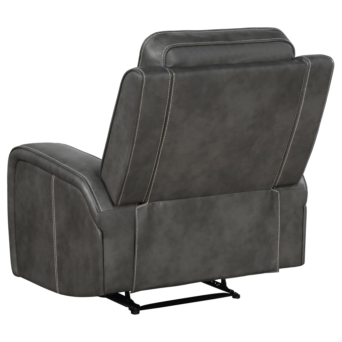 Raelynn Upholstered Power Lift Recliner Chair Grey