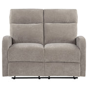 Hamilton Chenille Manual Reclining Loveseat Sand