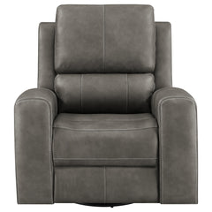 Brickston Triple Power Swivel Glider Recliner Charcoal