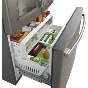  GE Profile 36-inch, 27.7 cu.ft. Freestanding French 3-Door Refrigerator with External Water and Ice Dispensing System PFE28KYNFS IMAGE 14