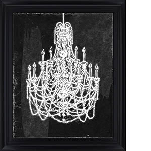 White Chandelier By Heather French-Roussia