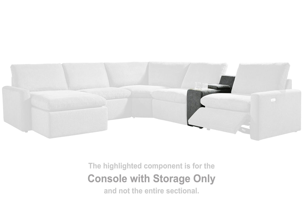 Hartsdale Power Reclining Sectional Loveseat with Console