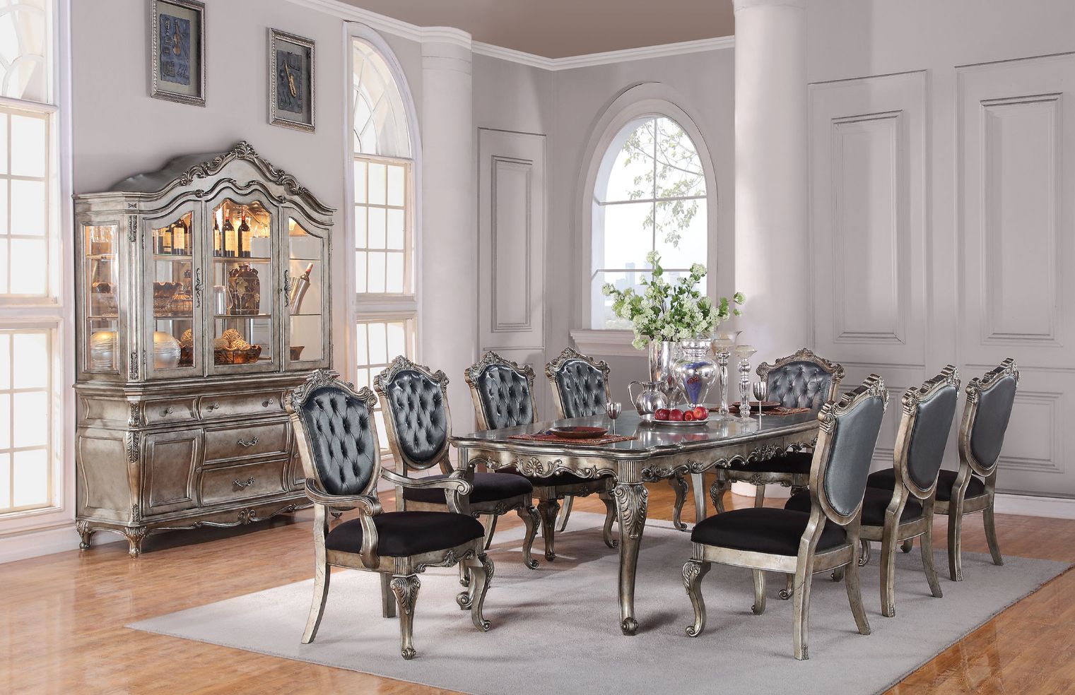 Mesa de comedor extensible rectangular Chantelle