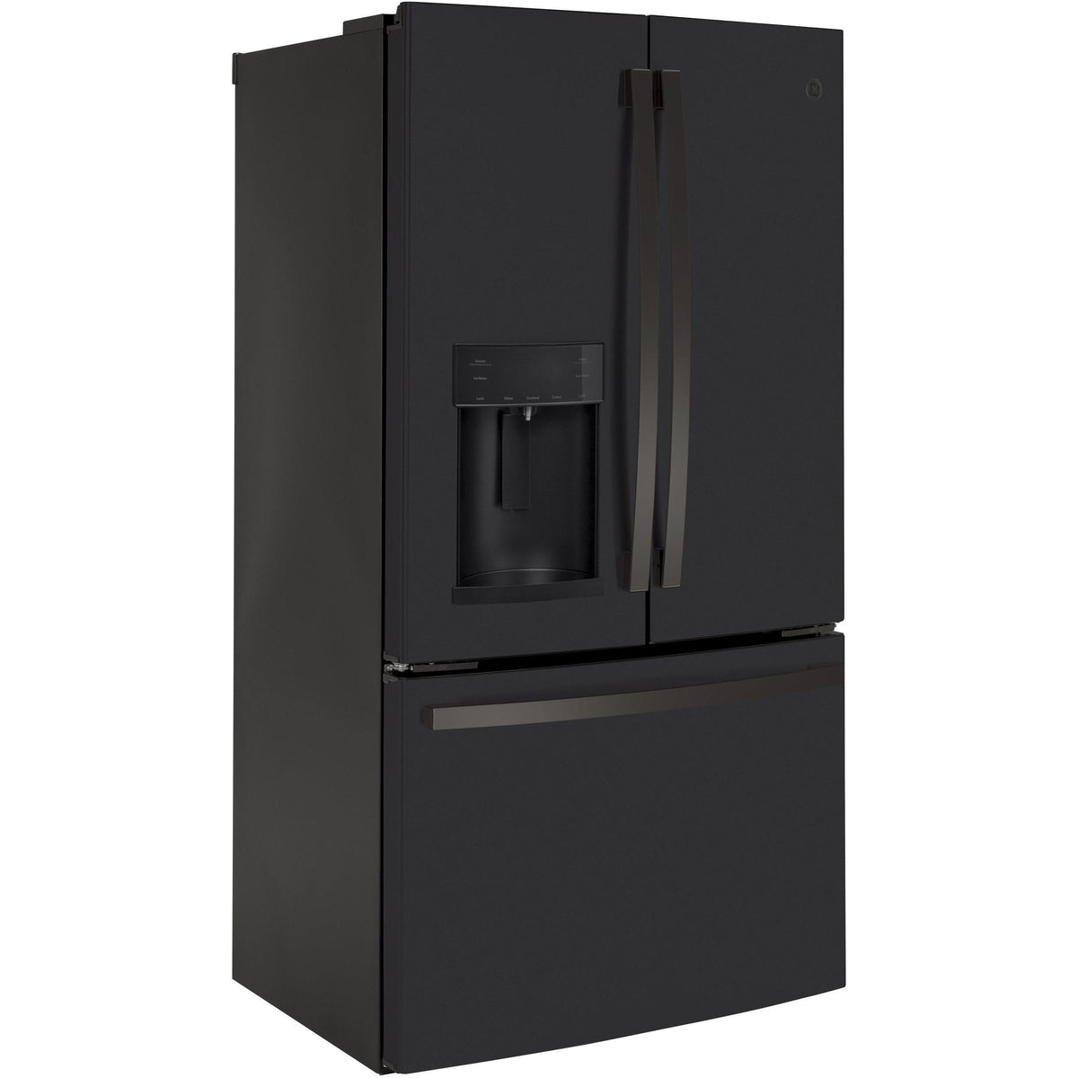 GE 36-inch, 22.1 cu.ft. Counter-Depth French 3-Door Refrigerator with external water and ice dispensing system GYE22GENDS IMAGE 2