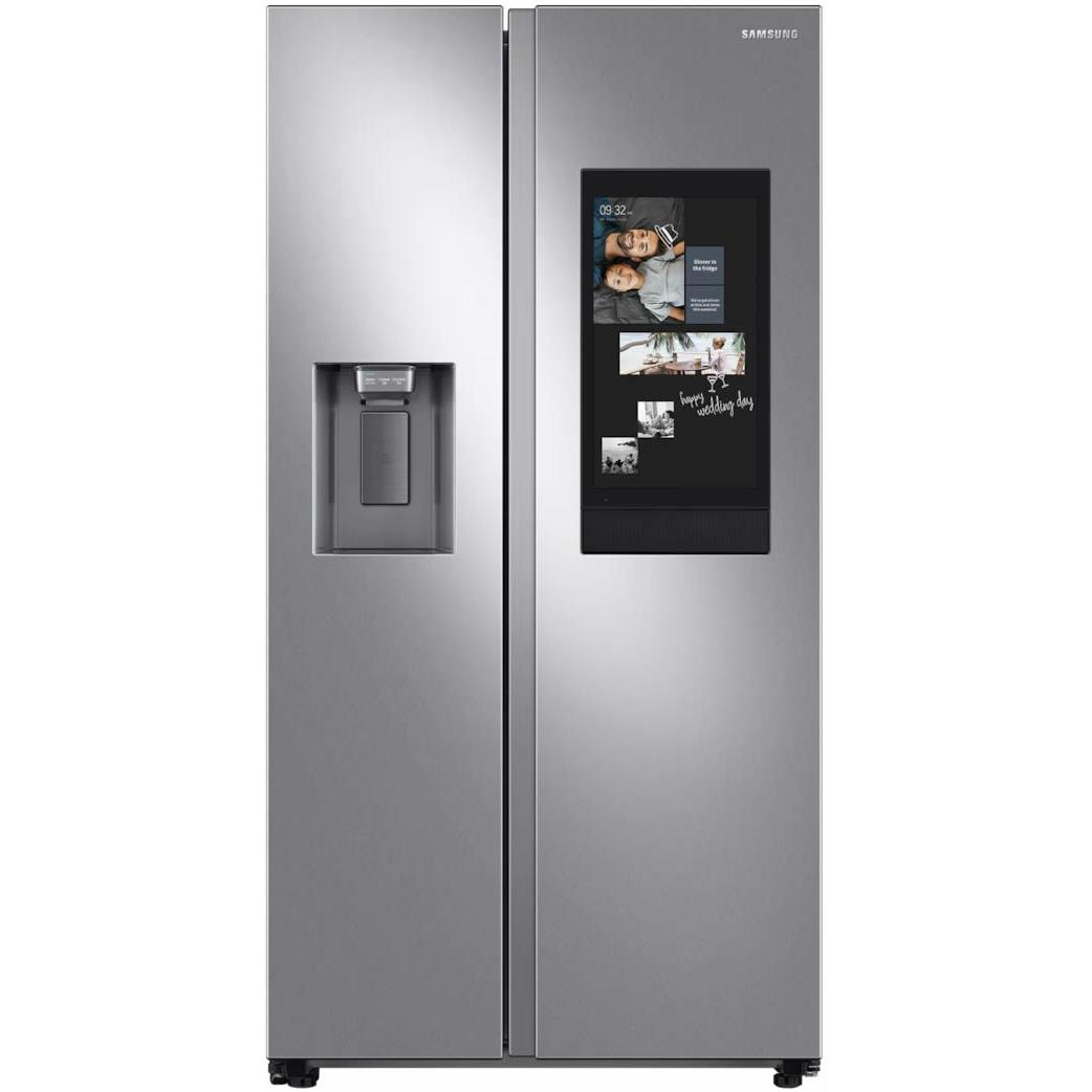  Samsung 36-inch, 21.5 cu.ft. Counter-Depth Side-by-Side Refrigerator with Family Hub™ RS22T5561SR/AA IMAGE 1