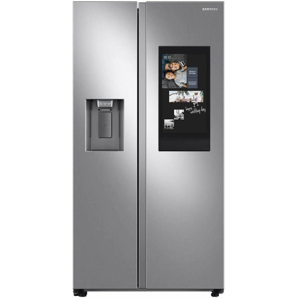 Samsung 36-inch, 21.5 cu.ft. Counter-Depth Side-by-Side Refrigerator with Family Hub™ RS22T5561SR/AA