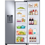  Samsung 36-inch, 22 cu.ft. Counter-Depth Side-by-Side Refrigerator with External Water and Ice Dispensing System RS22T5201SR/AA IMAGE 4