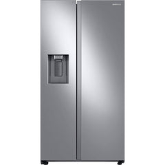  Samsung 36-inch, 27.4 cu.ft. Freestanding Side-by-Side Refrigerator with External Water and Ice Dispensing System RS27T5200SR/AA IMAGE 1