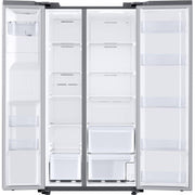  Samsung 36-inch, 27.4 cu.ft. Freestanding Side-by-Side Refrigerator with External Water and Ice Dispensing System RS27T5200SR/AA IMAGE 4